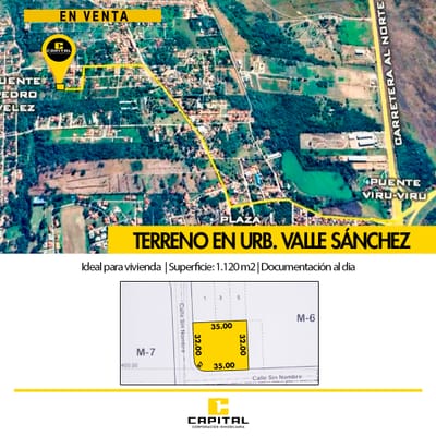 SE VENDE TERRENO – URB. AEROPUERTO (VALLE SÁNCHEZ)