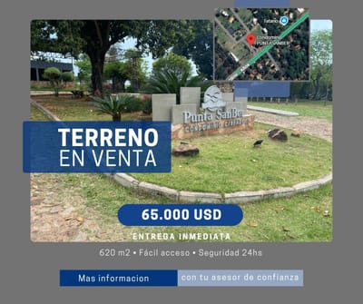 Oportunidad Terreno Exclusivo En Barrio Cerrado Puntasanber
