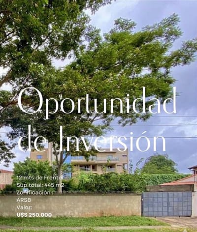 Amplio Terreno En Villa Morra - 250.000 Usd
