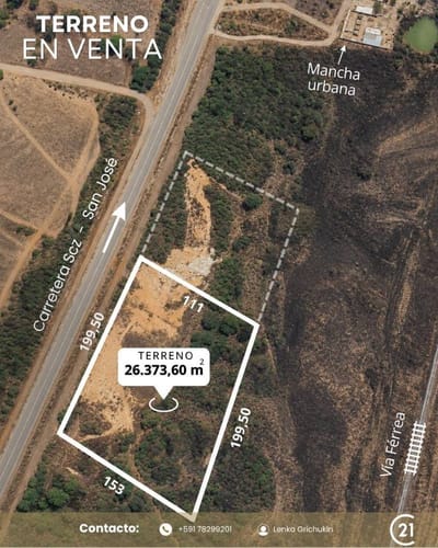 TERRENO PARA INVERTIR, SAN JOSE DE CHIQUITOS.