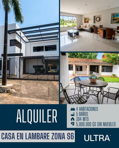 Casa Con Piscina En Alquiler