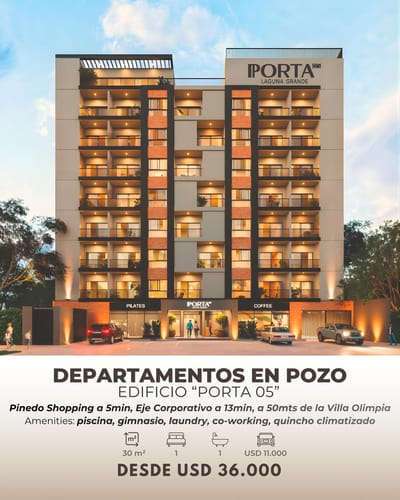 Vendo Departamentos en pozo. PORTA 5