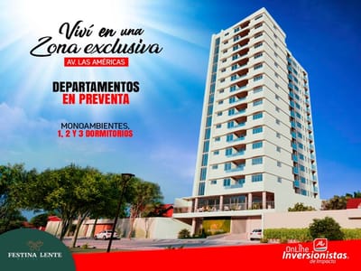 DEPARTAMENTOS EN PREVENTA EN AV. LAS AMERICAS 