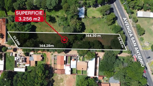 En venta 3.256 m2 - Sobre Avenida San Antonio