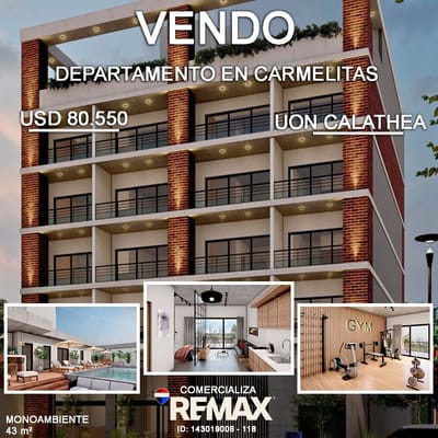 VENDO DEPARTAMENTO EN LAS LOMAS CARMELITAS UON COLATHEA