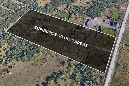 10 ha en venta sobre Ruta en José Falcón