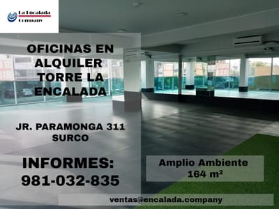 ALQUILO LOCAL COMERCIAL EN ESQUINA AV LA ENCALADA - 164M2