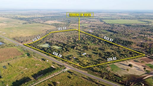 33.7 Hectareas para Desarrollo Inmobiliario sobre Carretera Cotoca-Pailas