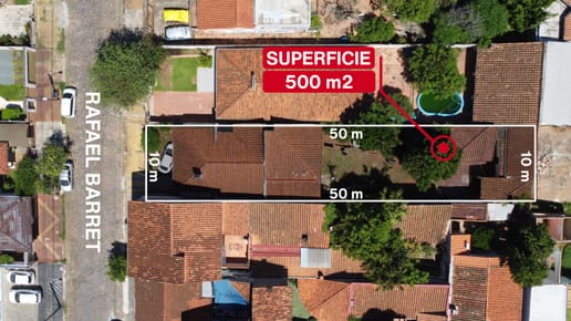 Terreno con vivienda habitable en Los Laureles –