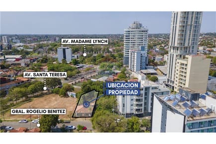 Vendo terreno a una cuadra de Av  Santa Teresa, Asunción 