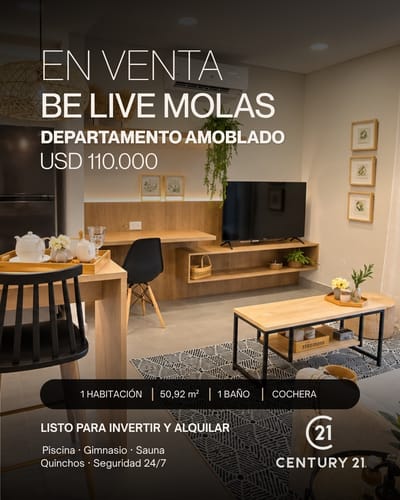 VENTA DE DEPARTAMENTO AMOBLADO 