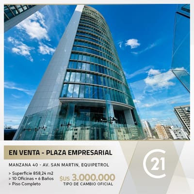 Lugar Ideal para tu empresa en Santa Cruz