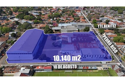 Vendo Propiedad comercial de 10.140 m2 - San Lorenzo - centro   J.A.