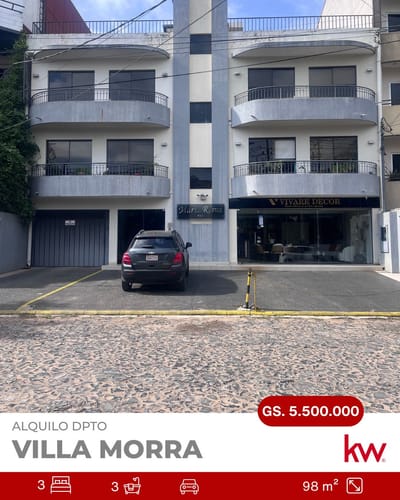 ALQUILO DPTO EN VILLA MORRA