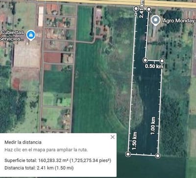 EN VENTA 16 HECTAREAS EN MINGA GUAZU SOBRE RUTA