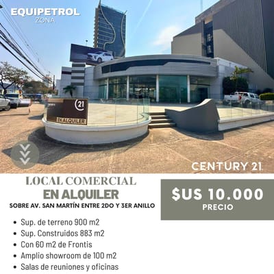 LOCAL COMERCIAL EN ALQUILER EN EQUIPETROL 