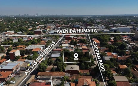 Gran esquina 1.290 m² zona céntrica | Luque