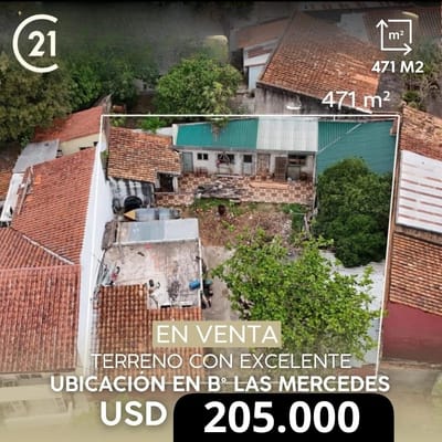 VENTA DE TERRENO – EXCELENTE UBICACIÓN EN BARRIO LAS MERCEDES