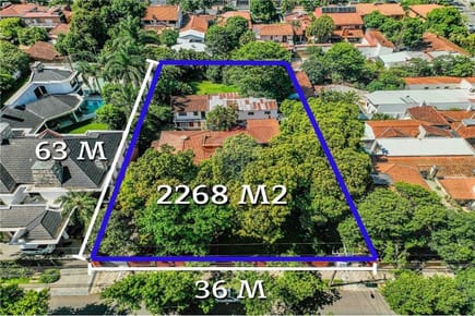 Amplio terreno de 2.268 m2 en Ykua Sati