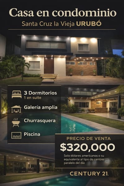 CASA EN VENTA - SC LA VIEJA (URUBO)