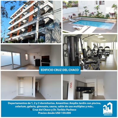 Departamento en venta con ubicación estratégica | Edificio Cruz del Chaco