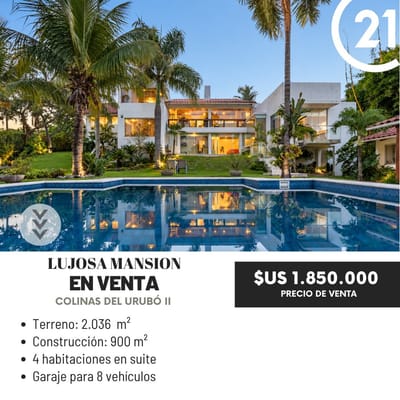 CASA DE LUJO EN VENTA ZONA URUBO COLINAS DEL URUBO ll 
