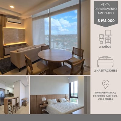 VENTA DE HERMOSO DPTO AMOBLADO EN EL EDIFICIO MARQUIS