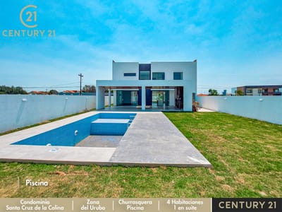 CASA EN VENTA EN CONDOMINIO SCZ DE LA COLINA URUBO
