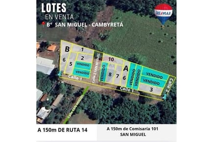 Terreno - Venta - Cambyretá, Itapúa, Paraguay