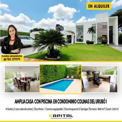 COLINAS DEL URUBO - CASA EN ALQUILER