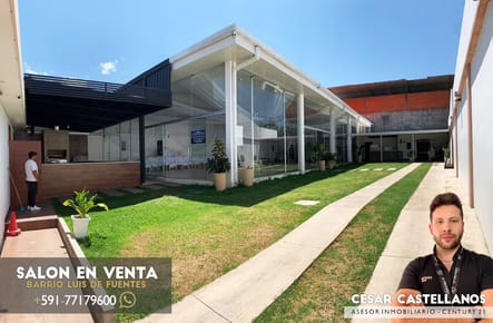 SALON DE EVENTOS CON EQUIPAMIENTO EN VENTA EN TARIJA!