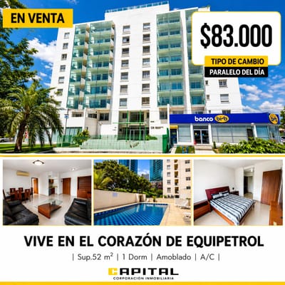 DEPARTAMENTO EN VENTA – 1 DORMITORIO | EQUIPETROL