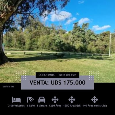 Venta, CASA, OCEAN PARK, PUNTA DEL ESTE, MALDONADO, URUGUAY