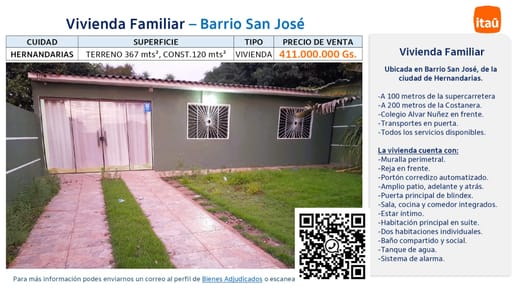 VIVIENDA FAMILIAR – HERNANDARIAS