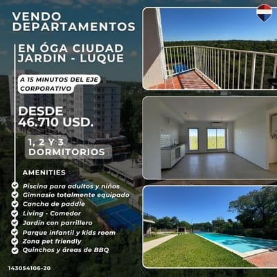 VENDO DEPARTAMENTO OGA CIUDAD GARDIN