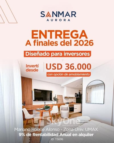 Vendo Departamento en loma pyta USD 32000