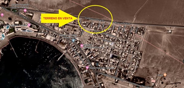 Venta de Terreno en Sector Santa Anita Paracas