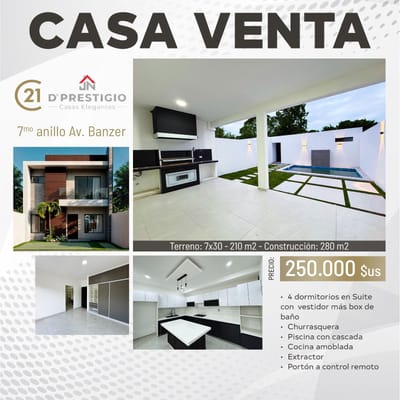 CASA EN VENTA CON PISCINA 