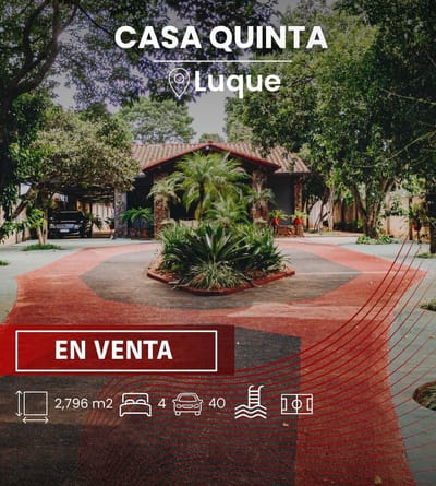 En venta casa quinta Luque Costa Sosa 