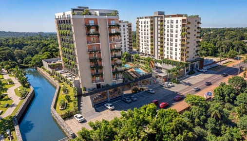 Departamento de 1 dormitorio moderno en Paseo Rosario – Luque