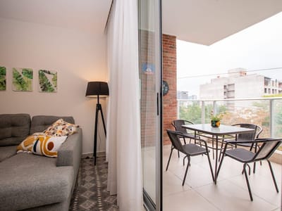 VENDO DEPARTAMENTO DE 1 DORMITORIO TOTALMENTE AMOBLADO EN VILLA MORRA