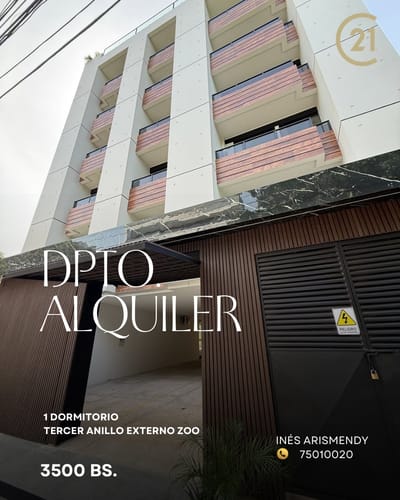 DPTO. DE 1 DORMITORIO ZONA NORTE EN ALQUILER 