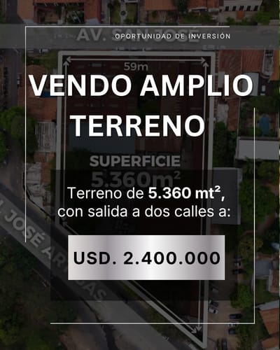 Terreno sobre Artigas