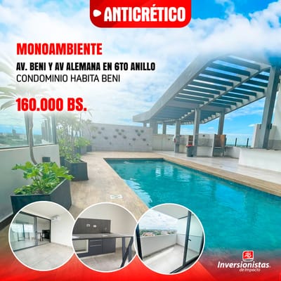 DEPARTAMENTO EN ANTICRETICOZONA NORTE  ALEMANA 