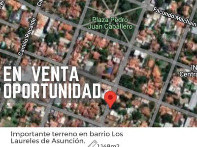 IMPORTANTE TERRENO EN LOS LAURELES