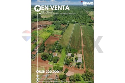 Estancia/Campo - Venta - Santa Rosa Del Monday, Alto Paraná, Paraguay