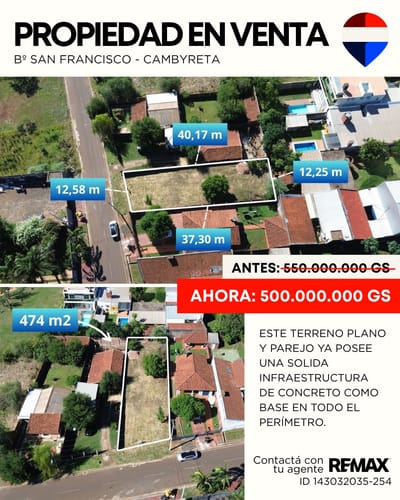 Vendo Terreno En El Barrio San Francisco