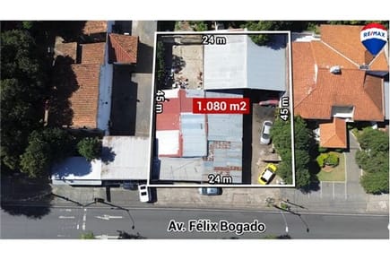 TERRENO sobre Av. Felix Bogado 