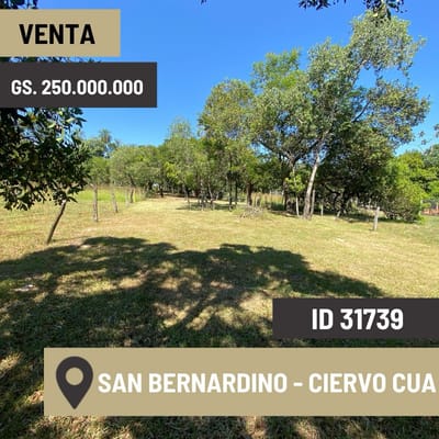 EN VENTA TERRENO EN SAN BERNARDINO CIERVO CUA CON SALIDA DE CALLE A CALLE 