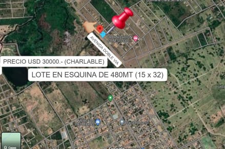 LOTE EN ESQUINA - AV. LUJAN